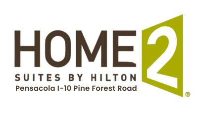 The Home 2 Logo. The word Home is brown. The number 2 is a negative image with a green box around it. Below HOME reads, 